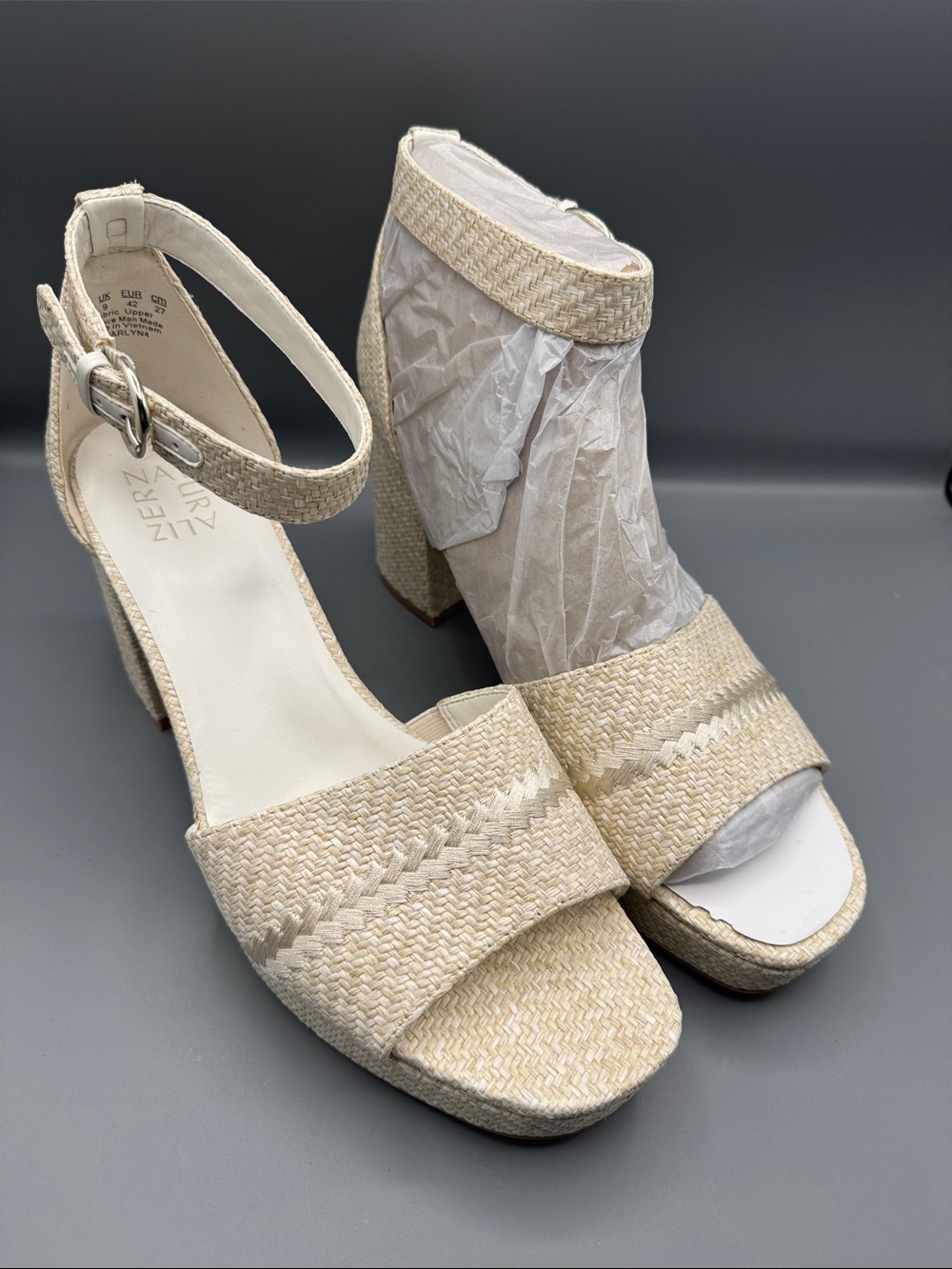 Naturalizer Women's Pearlyn 4 Block Heel Platform Dress Sandals